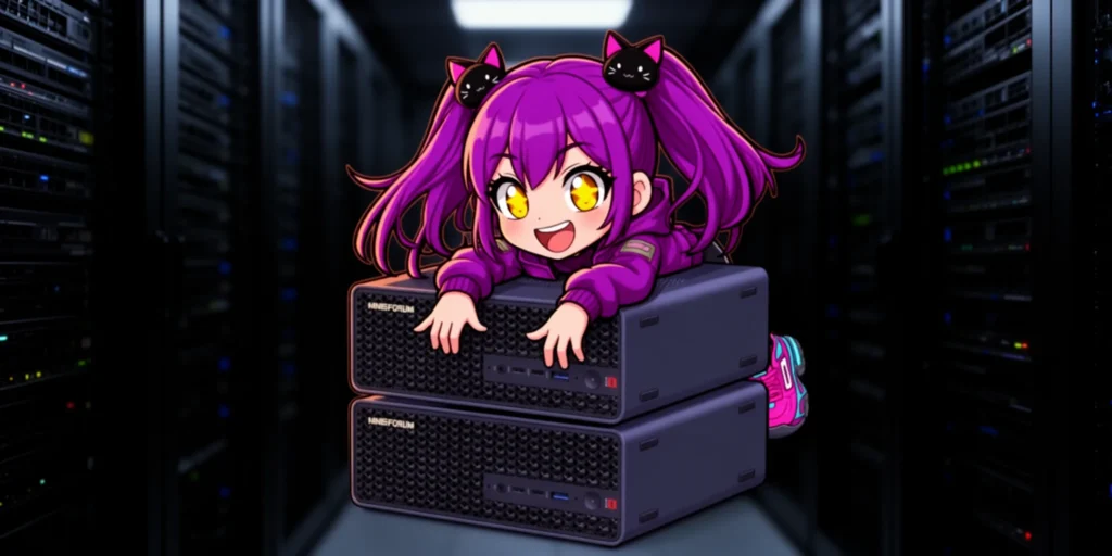 Two-node AMD Ryzen AI MAX Strix Halo cluster — featured banner
